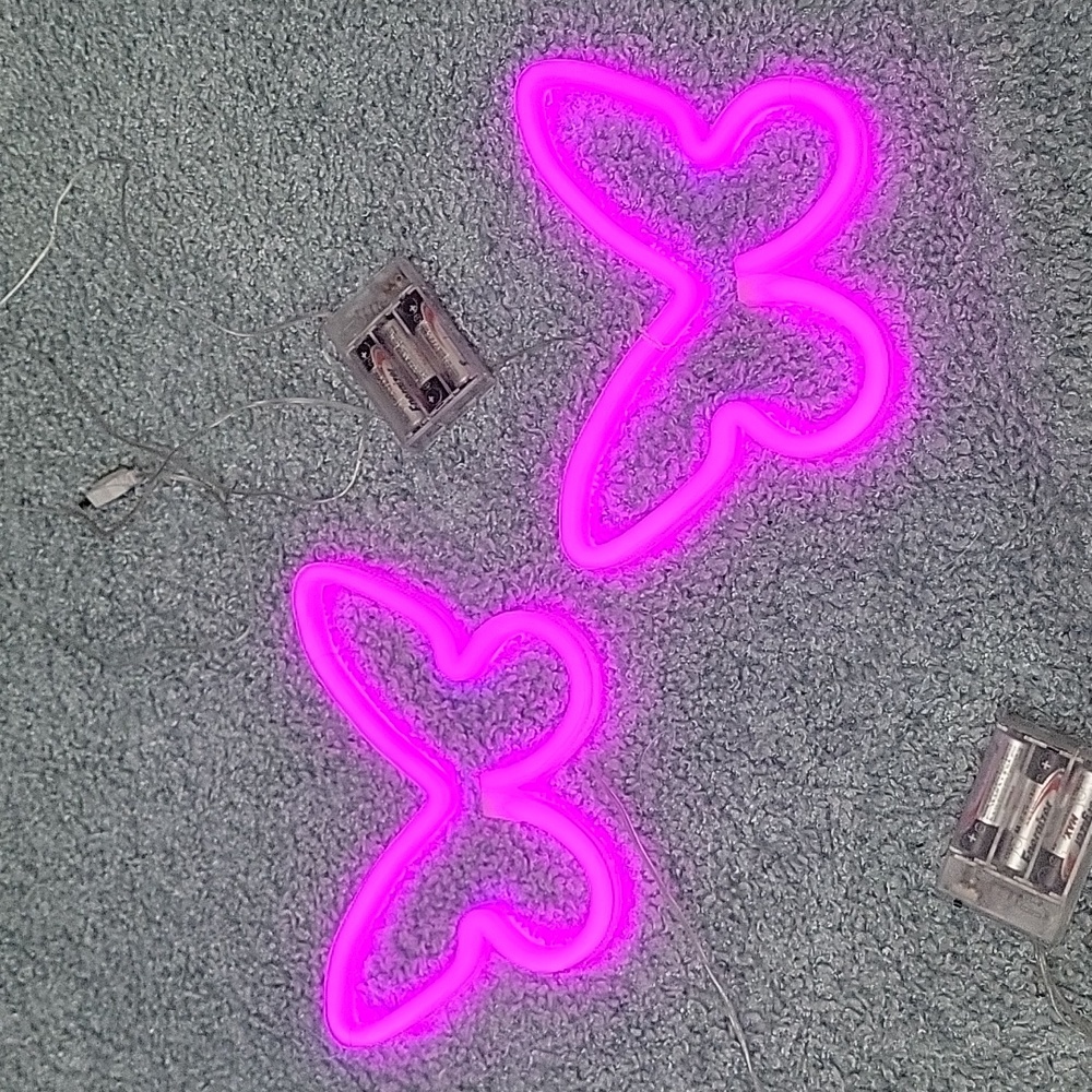 Purple LED Butterfly Lights